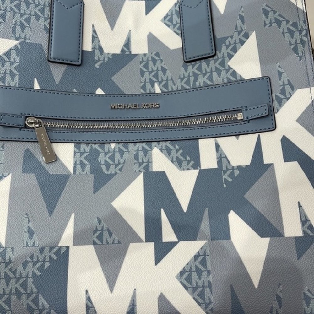 Michael Kors Kenly Large NS Tote Chambray Multi - Picture 6 of 16